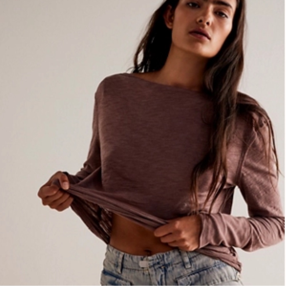 Free People Kimmi Long Sleeve Tee